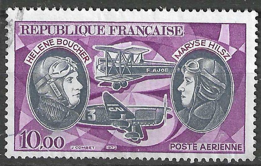 Frankrijk 1972 - Yvert 47PA - Pioniers van de Luchtpost (ST), Verzenden, Gestempeld