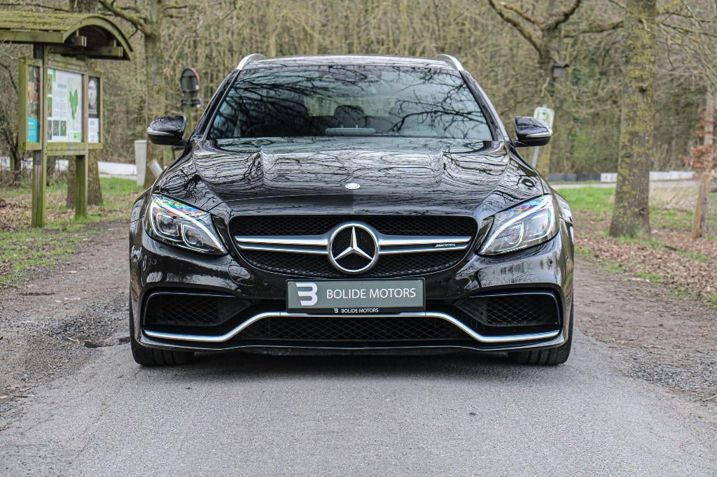 Mercedes-Benz C 63 AMG break, Auto's, Automaat, Achterwielaandrijving, Zwart, Bedrijf