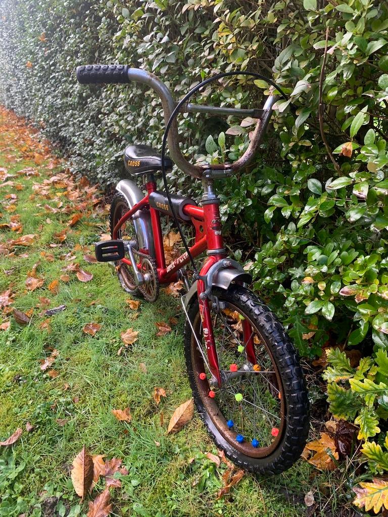 Vintage cross bmx, Fietsen en Brommers, Ophalen, Gebruikt, Staal, 16 tot 20 inch