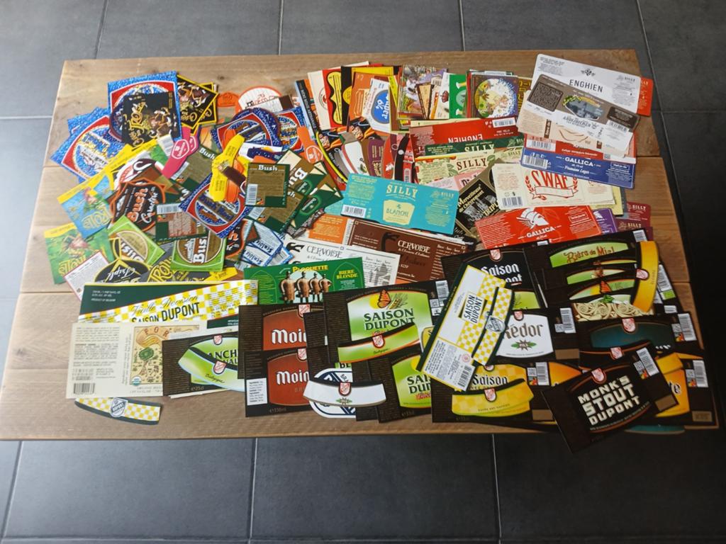 355étiquettes/colorettes br Dubuisson, dupont, silly, Collections, Enlèvement ou Envoi