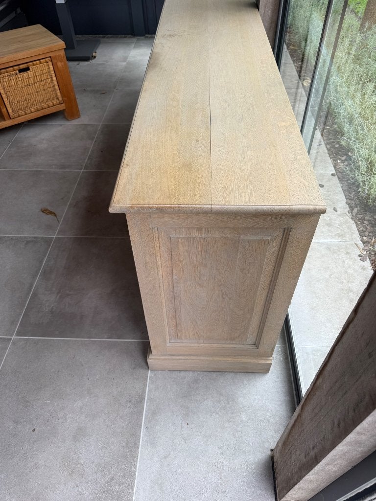 Dressoir, Ophalen, Gebruikt, Met klep(pen), Teakhout