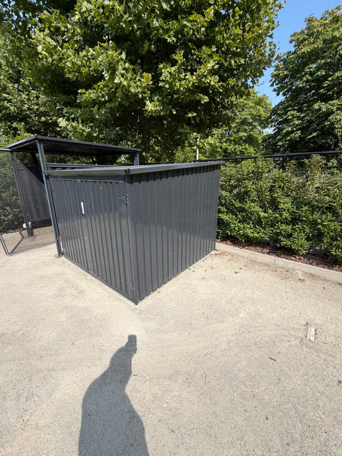 Fietsenstalling, Jardin & Terrasse, Stockage & Armoires de jardin, Enlèvement, Utilisé, Métal, Remise à vélos