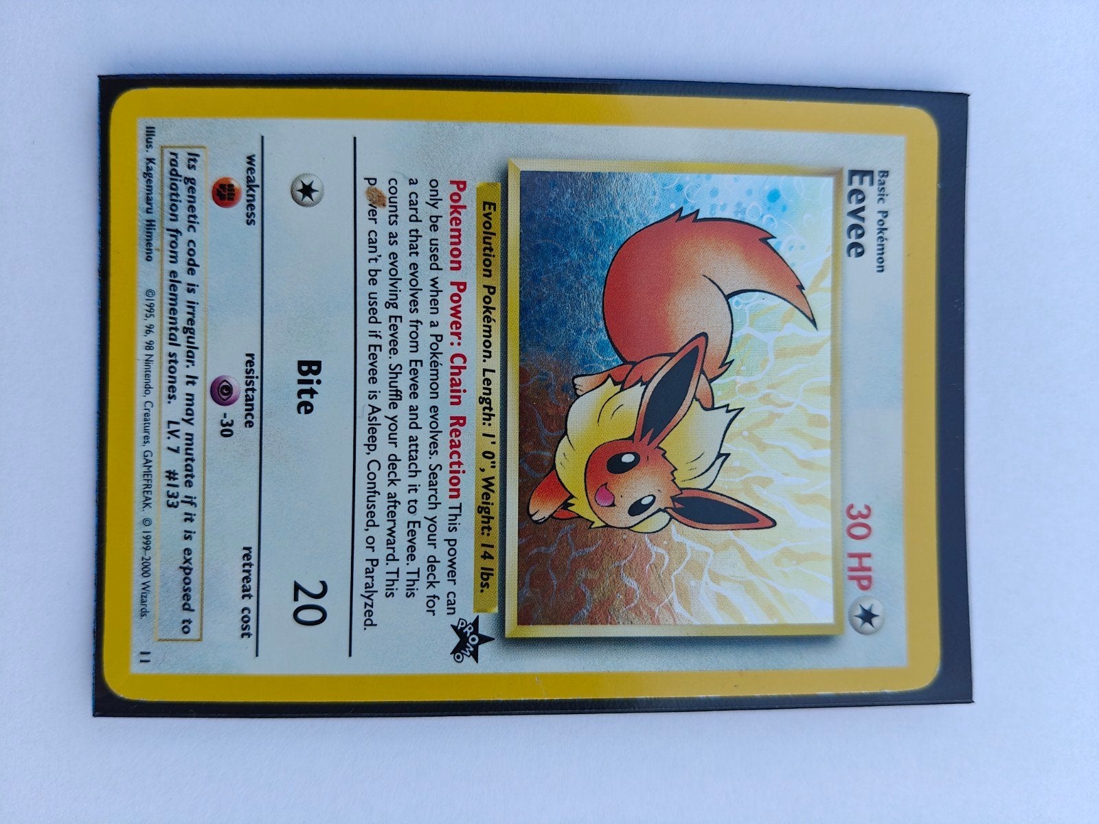 Carte Pokémon promotionnelle Eevee, Enlèvement ou Envoi