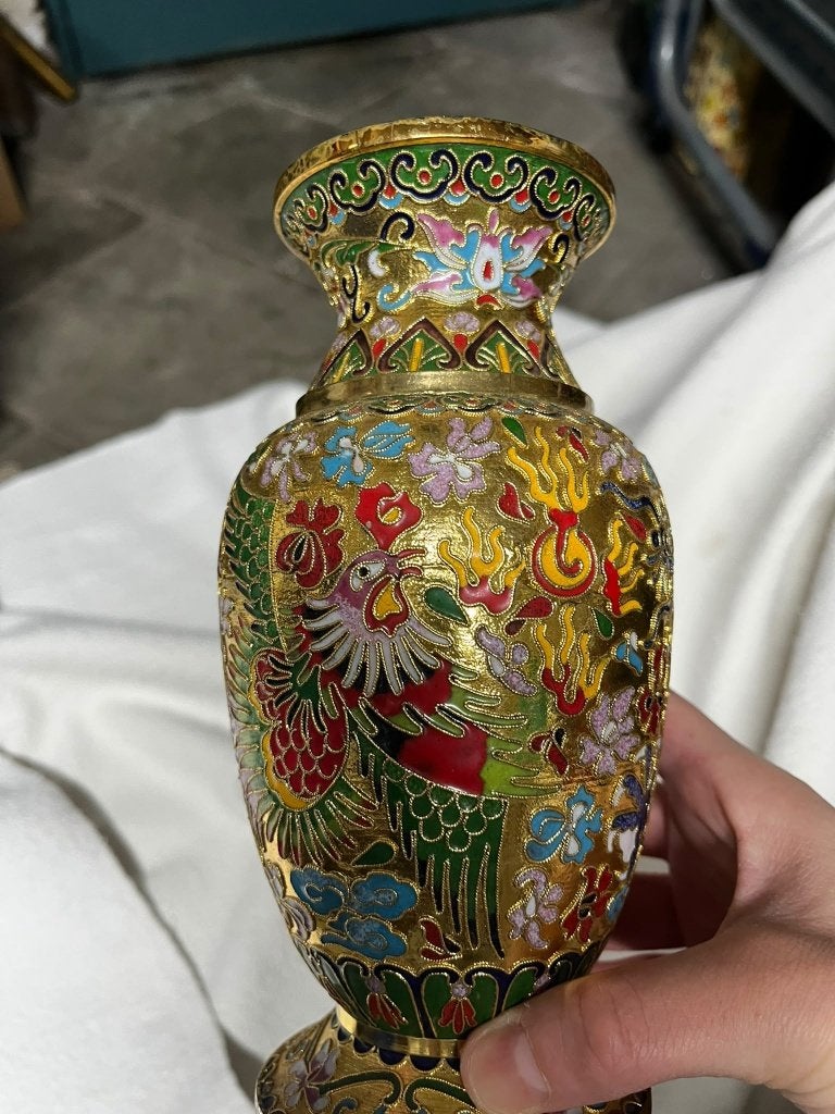 Vintage vaas (20 cm hoog), Antiek en Kunst, Ophalen of Verzenden