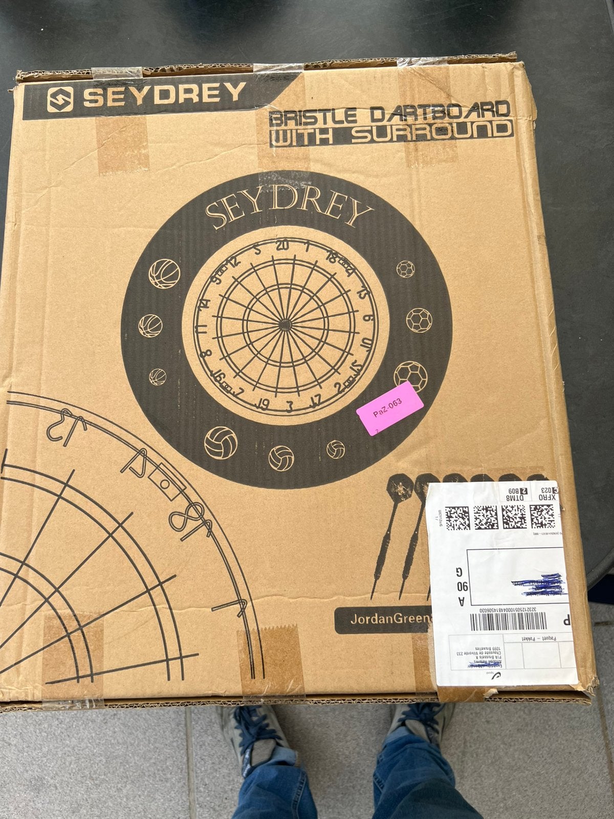 Seydrey Dartsbord met rand, Ophalen, Nieuw