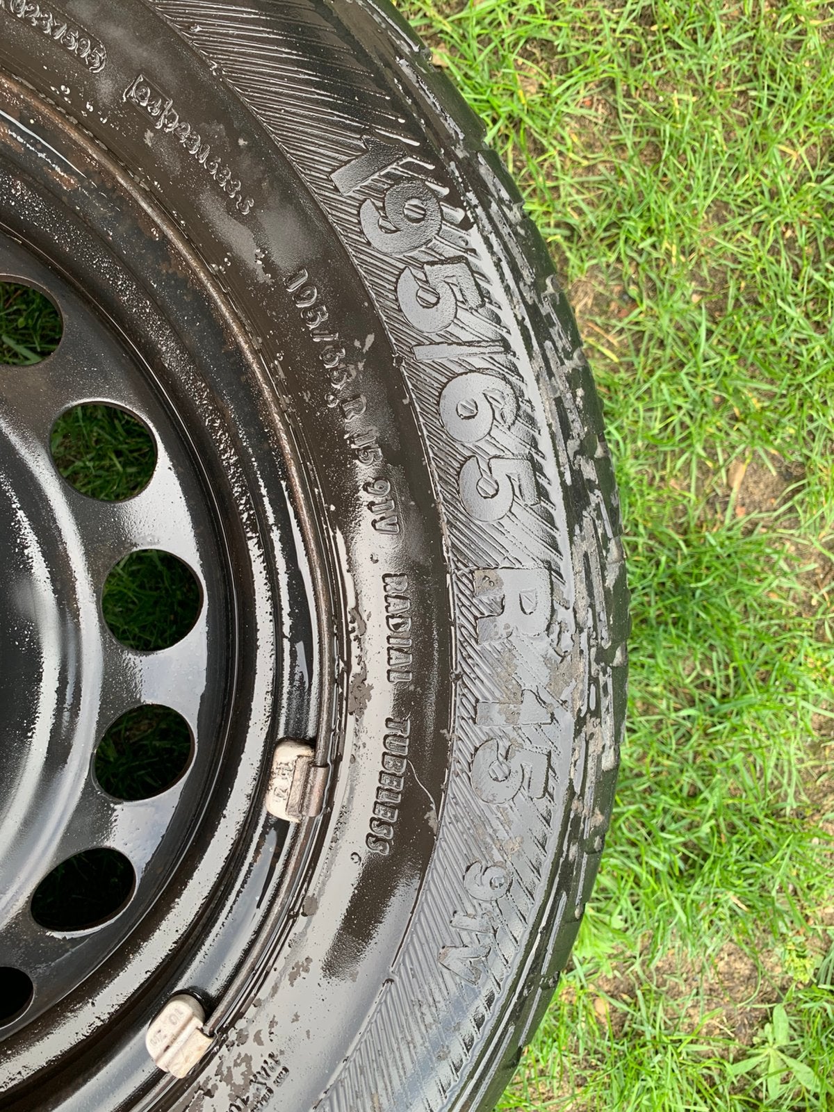 195/65 R15 91V – 4 banden op stalen velgen, Ophalen, Gebruikt