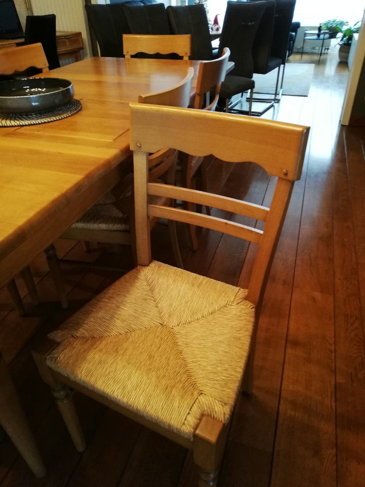 chaises et tables en chêne, Maison & Meubles, Autres couleurs, Enlèvement, Bois, Cinq, Six Chaises ou plus