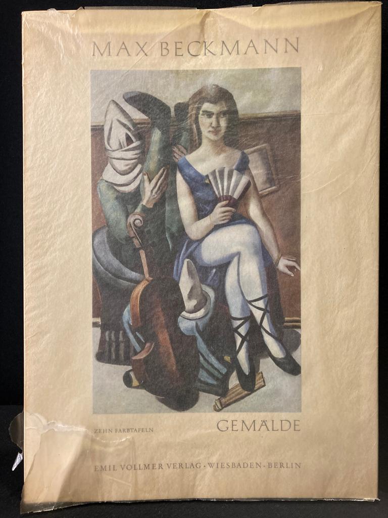 MAX BECKMANN Portfolio avec 10 repros 1961 langue allemande, Peinture et dessin, Enlèvement ou Envoi, Diverse auteurs, Utilisé