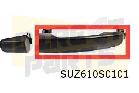 Suzuki Alto RF (4/02-12/06) portiergreep Links zwart Origine, Neuf, -, Porte, -