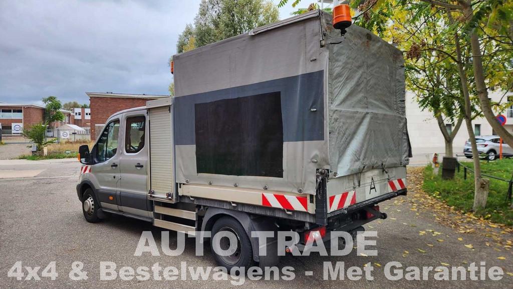 Ford Transit 2.2D | Hydraulische Kipper | Dubbele Cabine |, Auto's, 114 kW, Zwart, 155 pk, Bedrijf