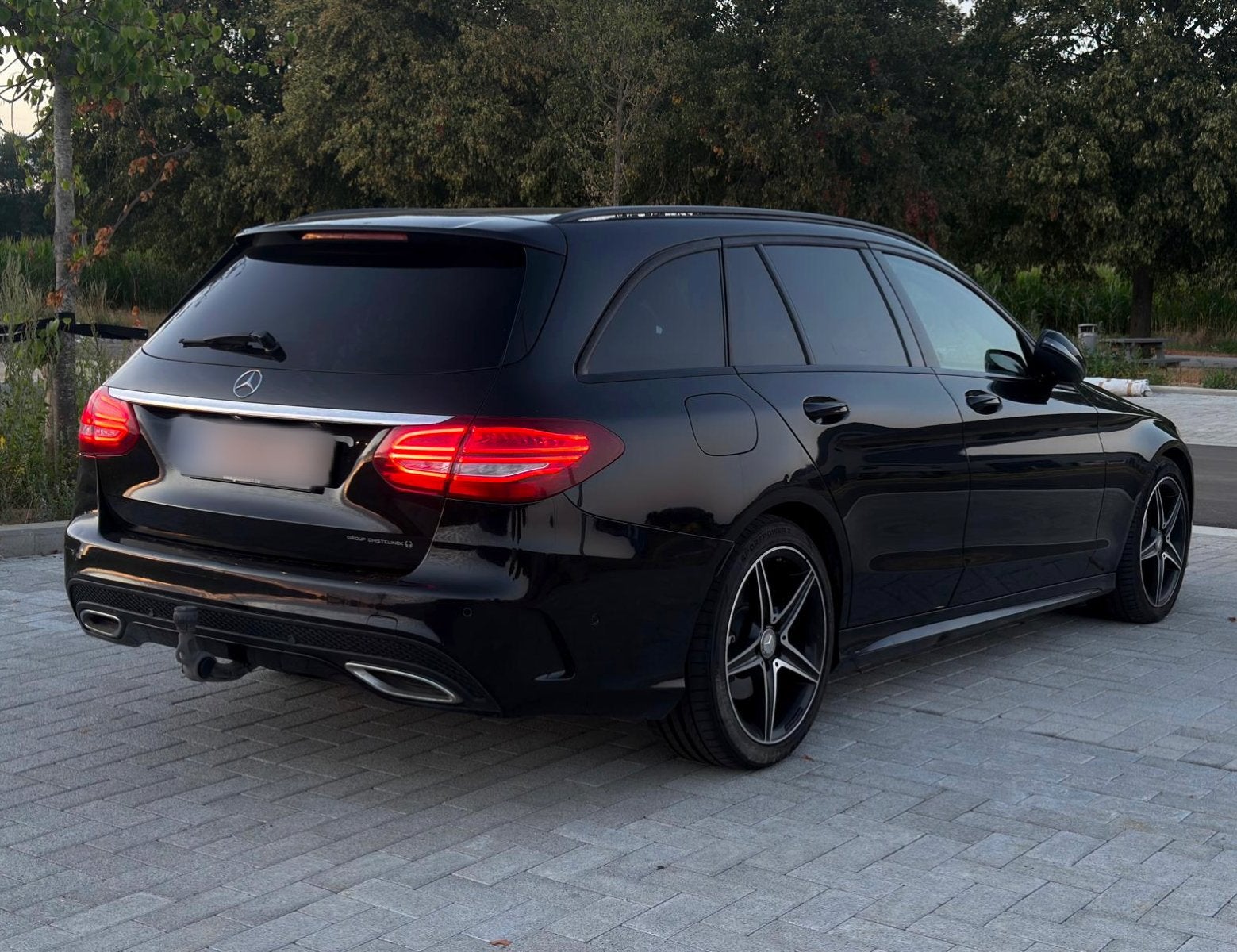 Mercedes-Benz C200 AMG automatique Euro6B, Achat, Euro 6, Noir, 5 portes