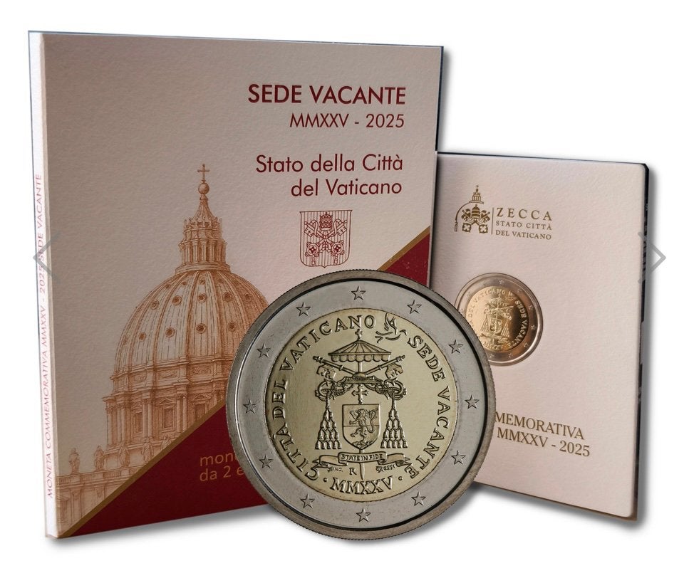 2 Euro Vaticaan 2025 Sede Vacante, Postzegels en Munten, Munten | Europa | Euromunten, Ophalen of Verzenden, Vaticaanstad, 2 euro