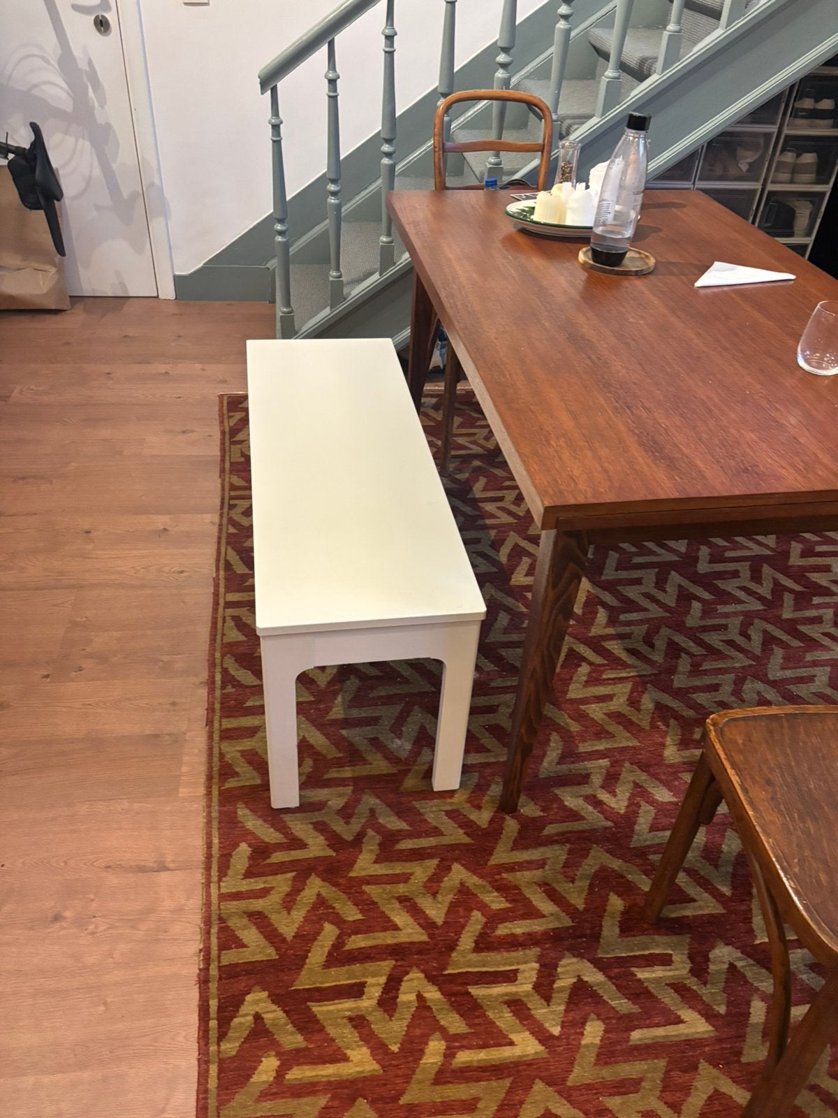 Banc IKEA Ekedalen blanc – très bon état, Maison & Meubles, Enlèvement