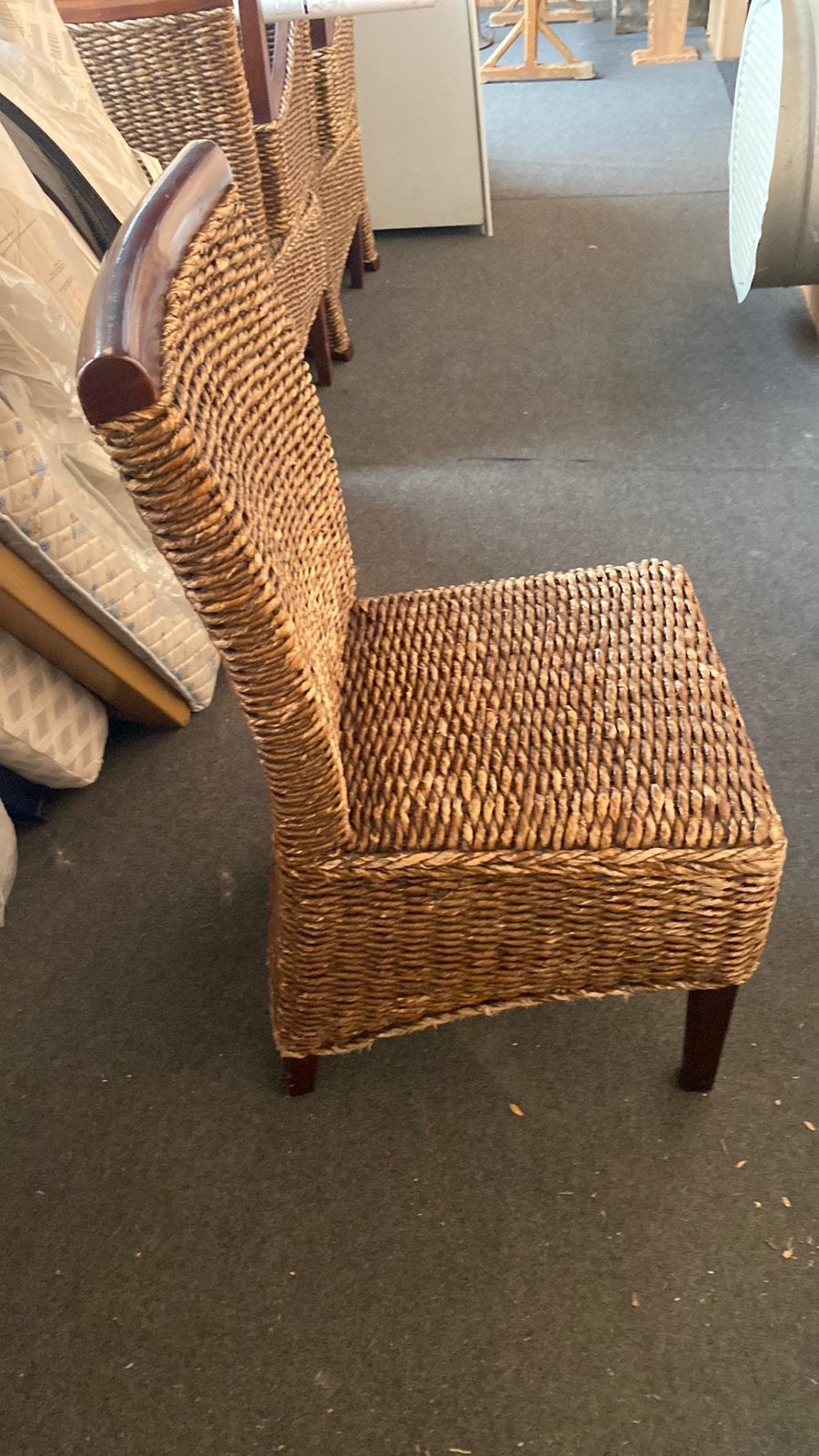 Chaises en rotin, Maison & Meubles, Enlèvement, Utilisé, Bois, Cinq, Six Chaises ou plus