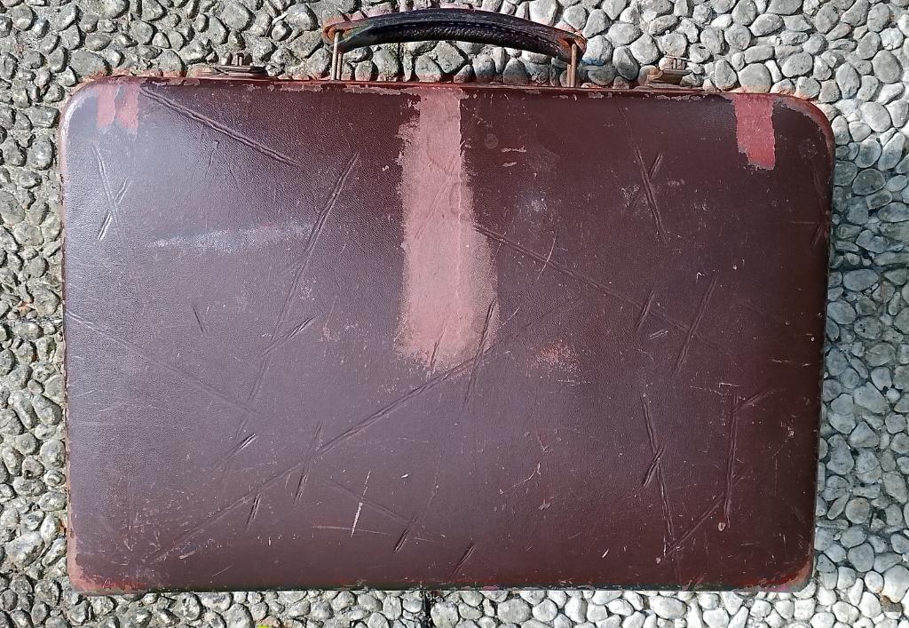 Oude koffer, 47*35*18 cm., Ophalen, Overige materialen, Gebruikt, Minder dan 50 cm