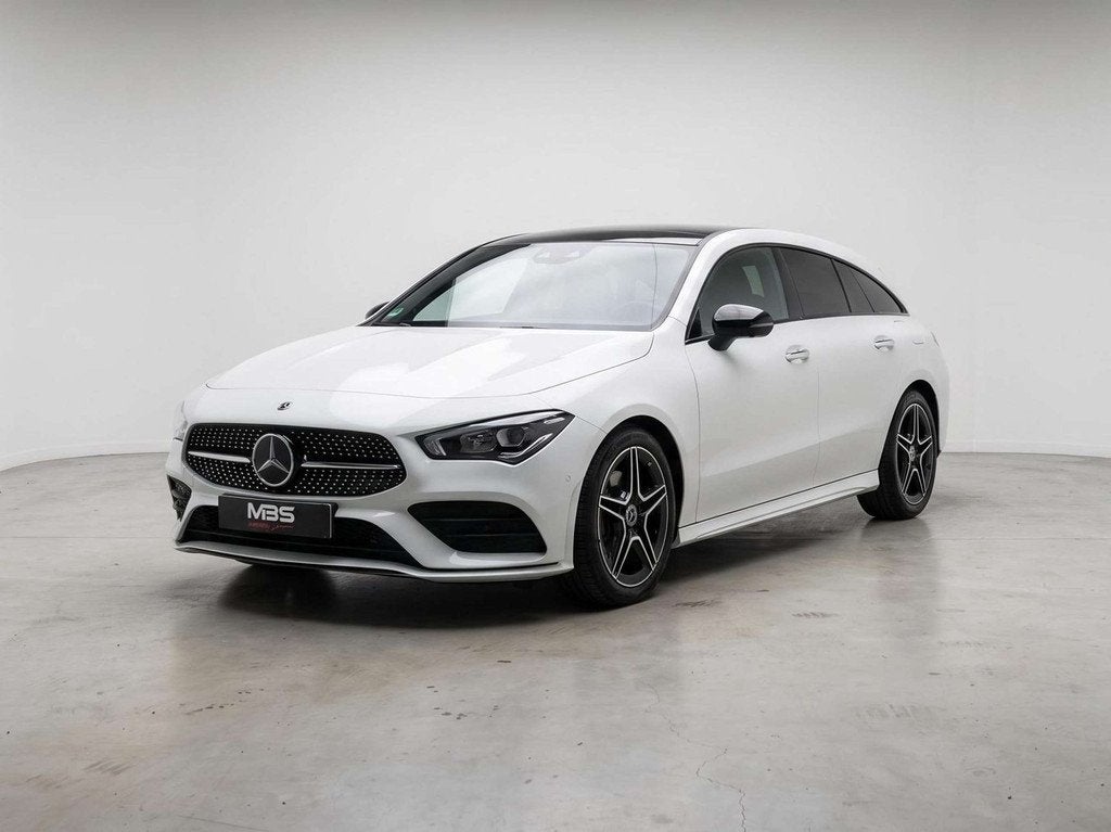 Mercedes-Benz CLA-Klasse 200 * d AMG *Line* TVAC * TOIT PANO, Gebruikt, 4 cilinders, Wit, Bedrijf
