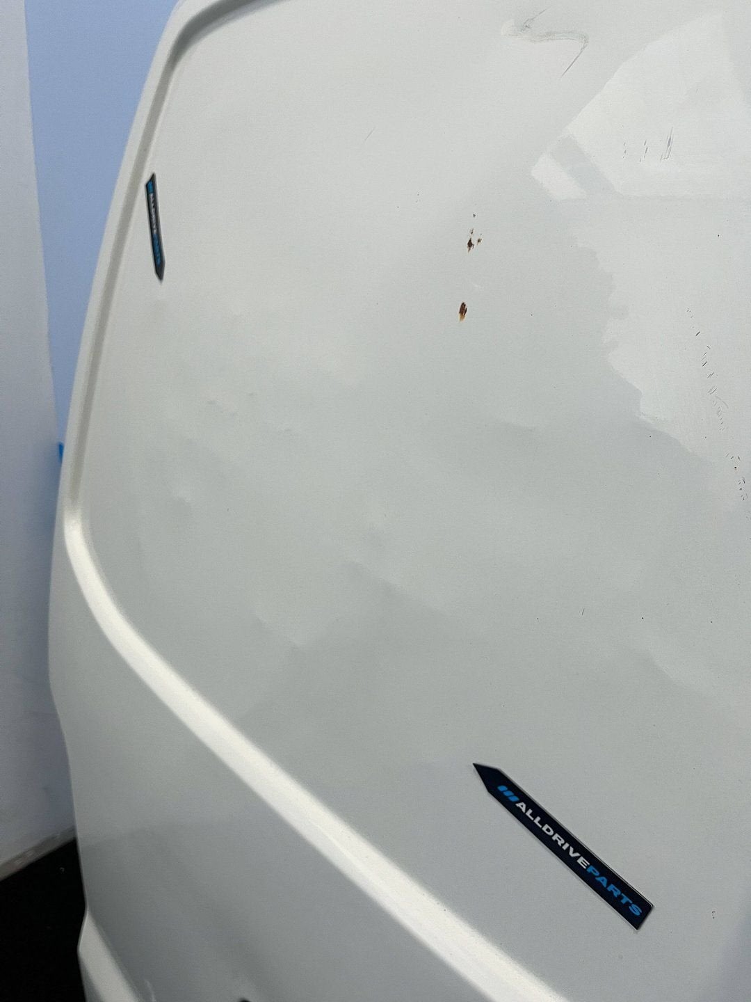 Achterklep VW Volkswagen T5 wit R902 dicht 7E0827025F, Auto-onderdelen, Gebruikt, -, Ophalen of Verzenden, Achter
