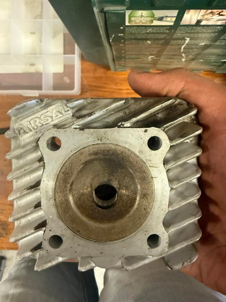 Airsal T6 cilinder kop Piaggio 2t blok, Enlèvement ou Envoi, Comme neuf, Cylindre, Piaggio