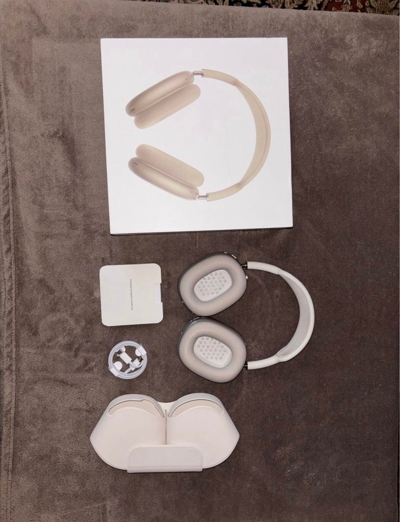 Apple AirPods Max, prix fixe pas de négociation., Enlèvement, Comme neuf, Argent, Apple
