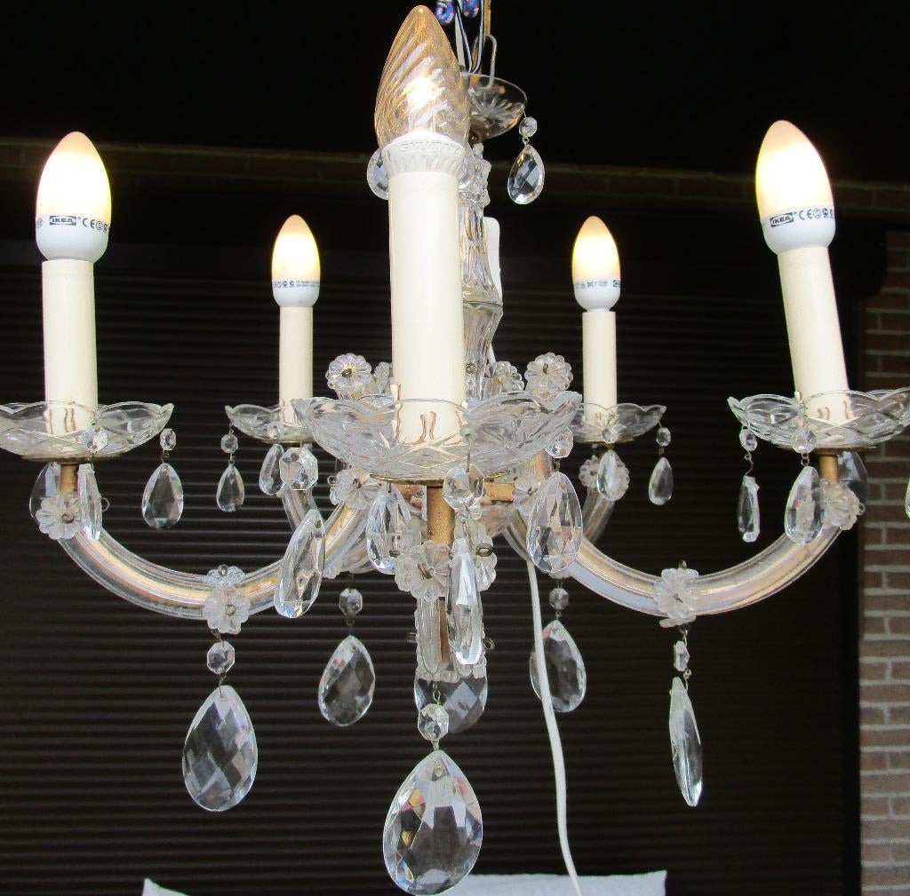kristallen Marie-Therese luchter, Antiek en Kunst, Ophalen