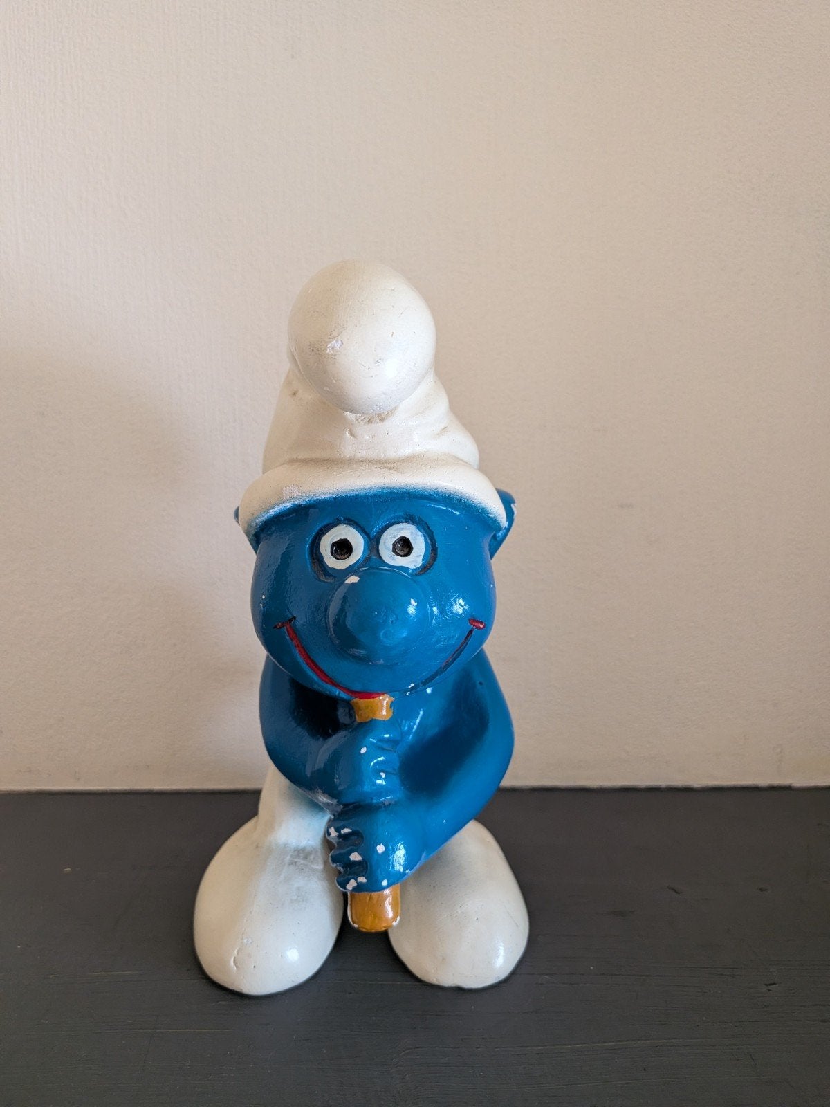 Smurf in steen jaren 70-80 (Peyo), Verzamelen, Ophalen of Verzenden
