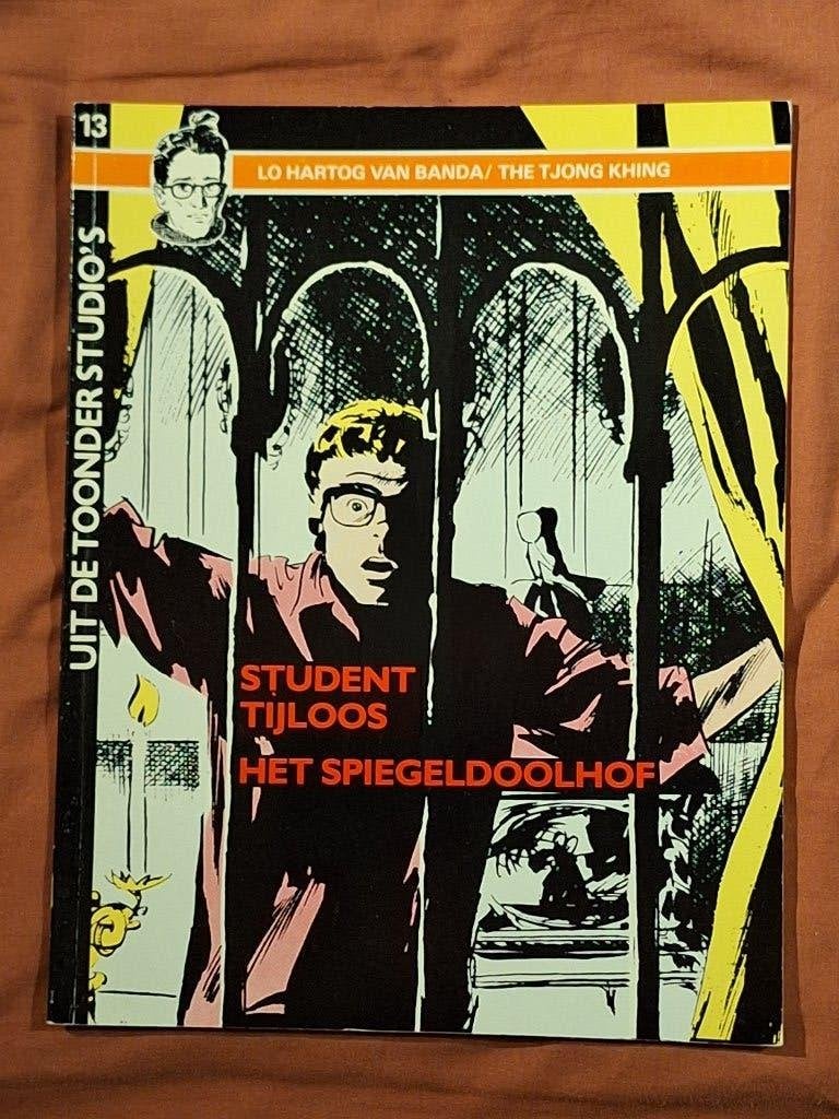 Toonder studio's 13: student Tijloos 2: het spiegeldoolhof, Eén stripboek, Ophalen of Verzenden, Zo goed als nieuw