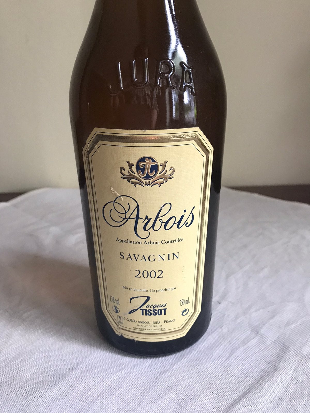 Vin jaune 1999 Jacques Tissot, Enlèvement ou Envoi, Comme neuf