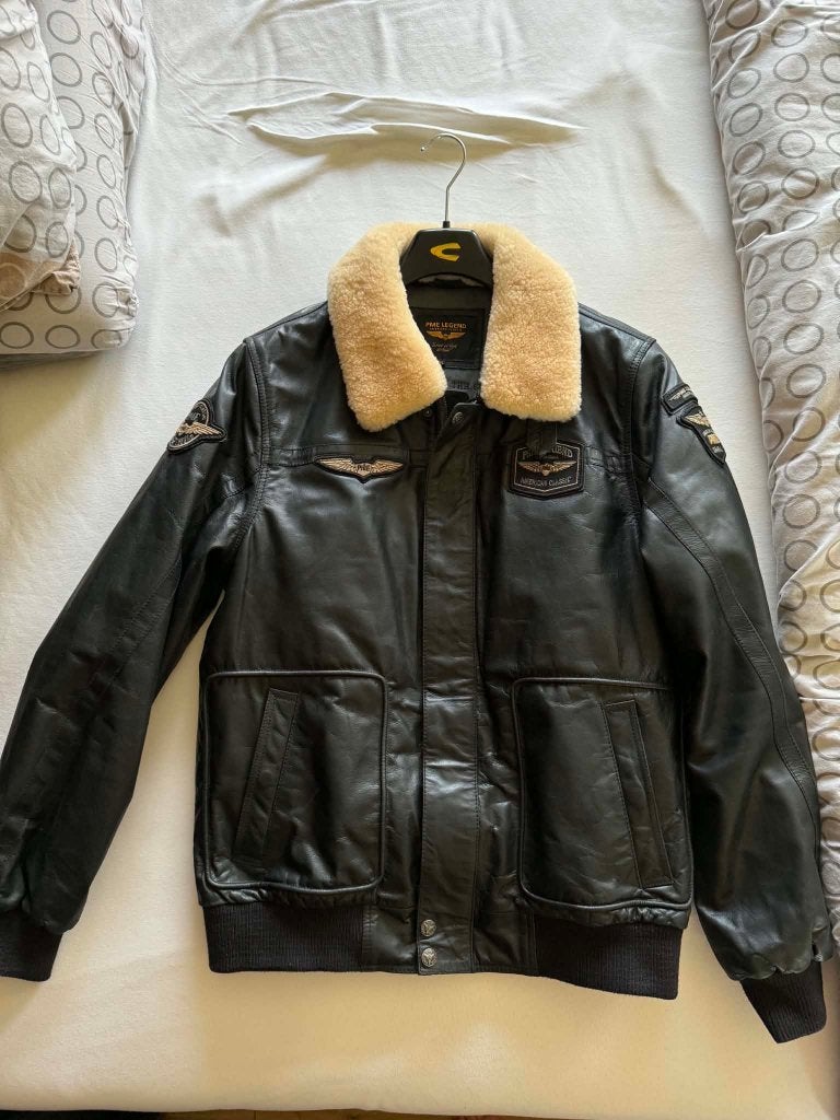 PME Legend Hudson leather jacket, Ophalen, Zwart, Overige maten, Zo goed als nieuw