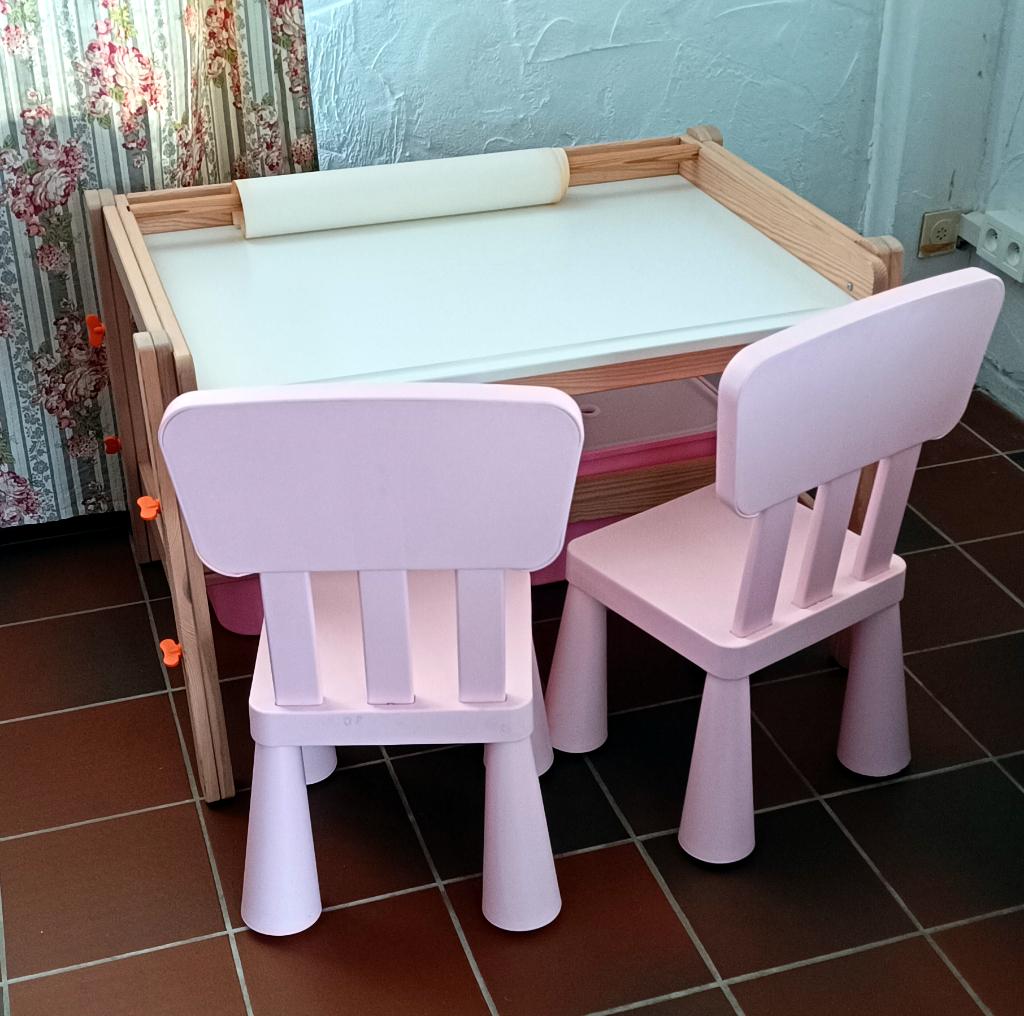 Kinderbureau Flisat, Gebruikt, Scandinavisch, Hout, IKEA