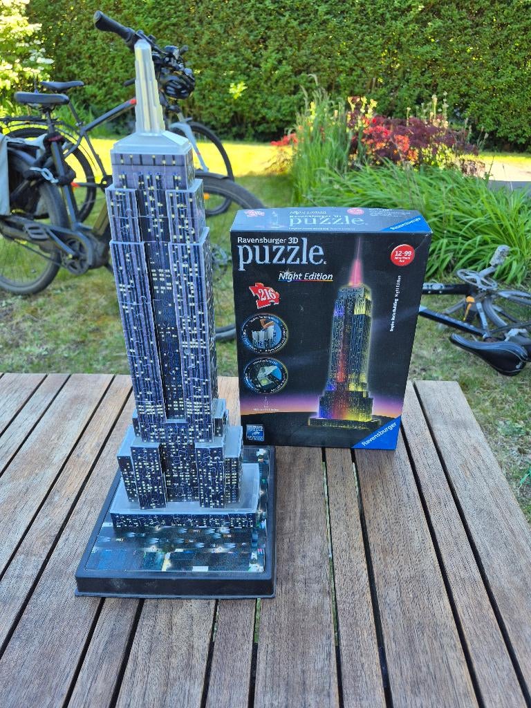 3D puzzel Empire State Building, Ophalen, Minder dan 500 stukjes, Zo goed als nieuw, Rubik's of 3D-puzzel