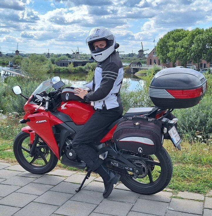 Richa twin zadeltassen, Motoren, Accessoires | Koffers en Tassen, Ophalen of Verzenden, Gebruikt