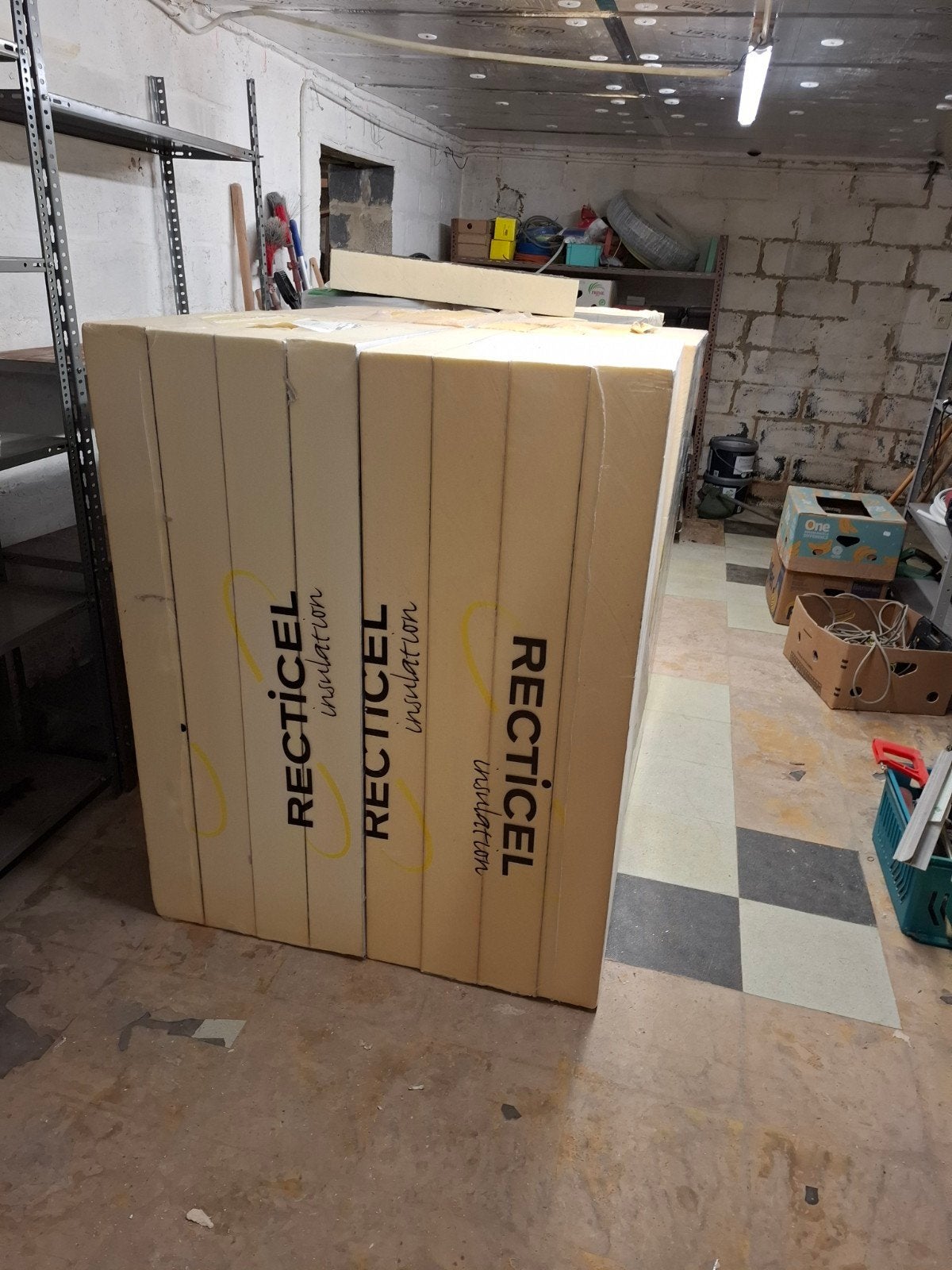 recticel-isolatie 12 cm, Doe-het-zelf en Bouw, Isolatie en Afdichting, Ophalen