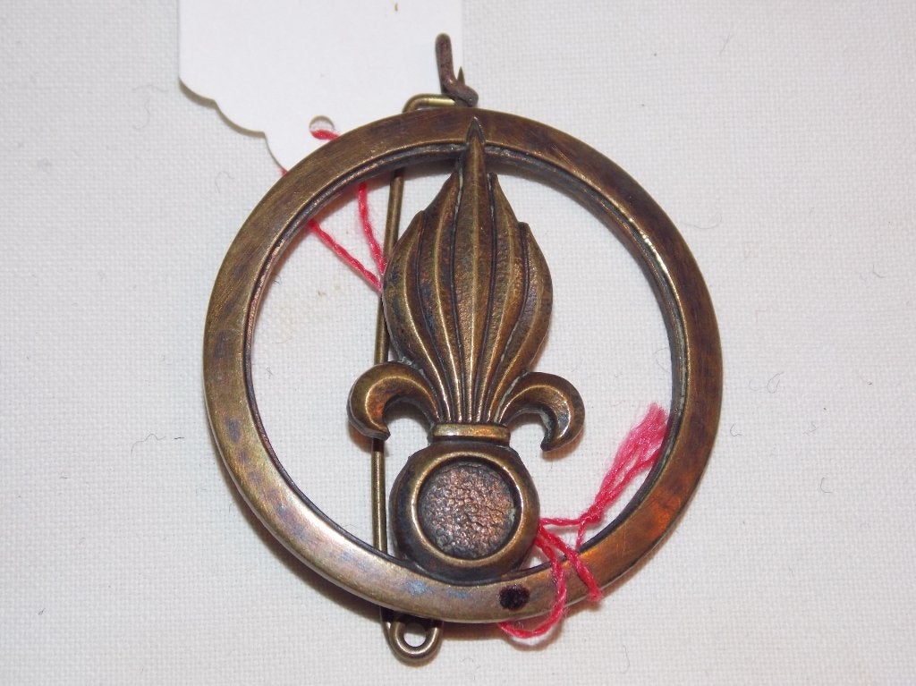 Franse legion etrangere baret kenteken (A), Verzamelen, Ophalen of Verzenden, Landmacht, Embleem of Badge