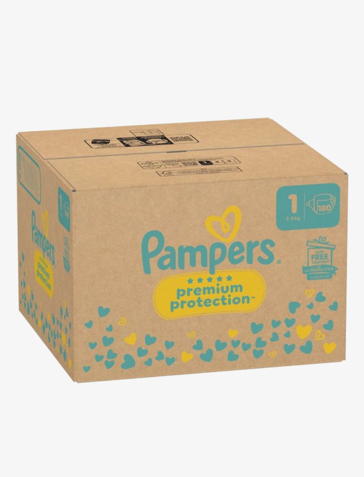 Pampers premium protection maat 1, Doe-het-zelf en Bouw, Ophalen, Zo goed als nieuw, Doos