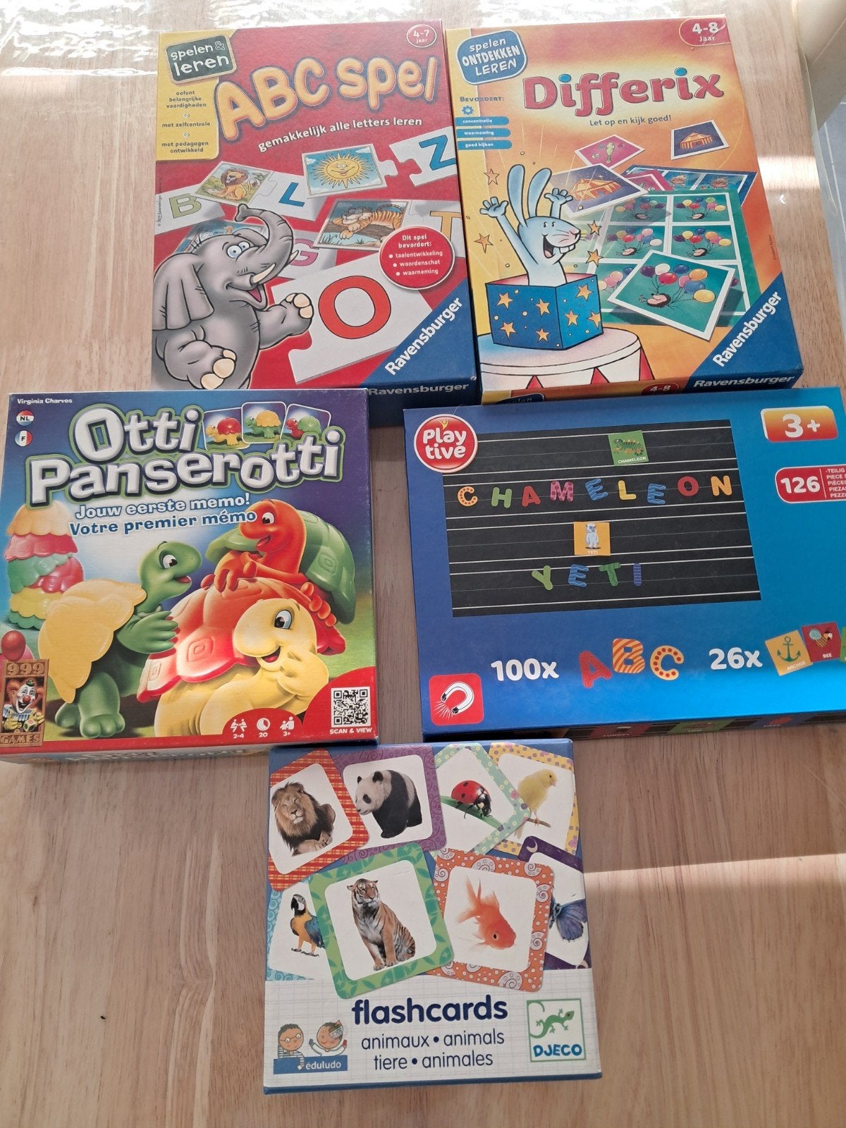 5 educatieve spelletjes voor kinderen 3 tot 7 jaar, Ophalen of Verzenden
