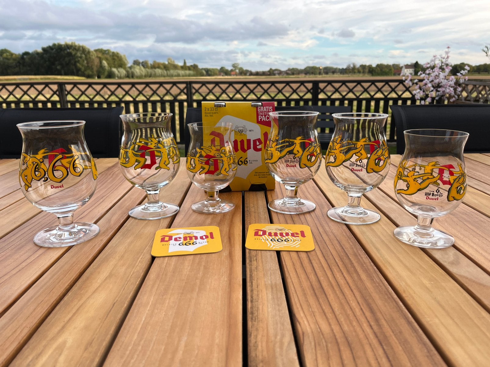 Duvel - 666 glaasjes (zie omschrijving), Enlèvement ou Envoi, Neuf, Verre à bière