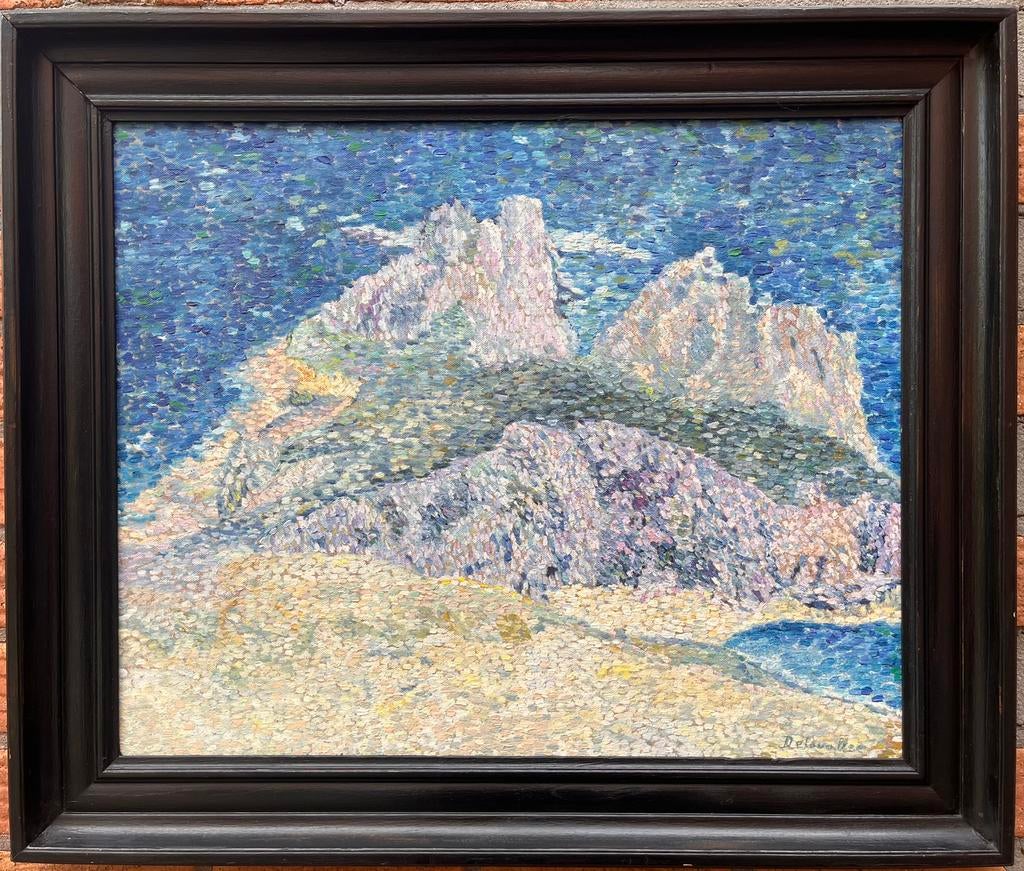 Vue pointilliste sur la mer par Henri Delavallée, Enlèvement