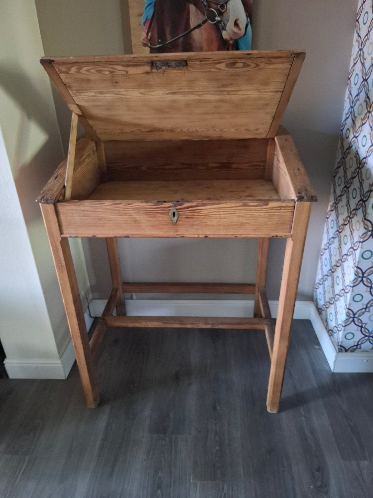 Originele klerkenbureau, Antiek en Kunst, Antiek | Meubels | Kasten, Ophalen
