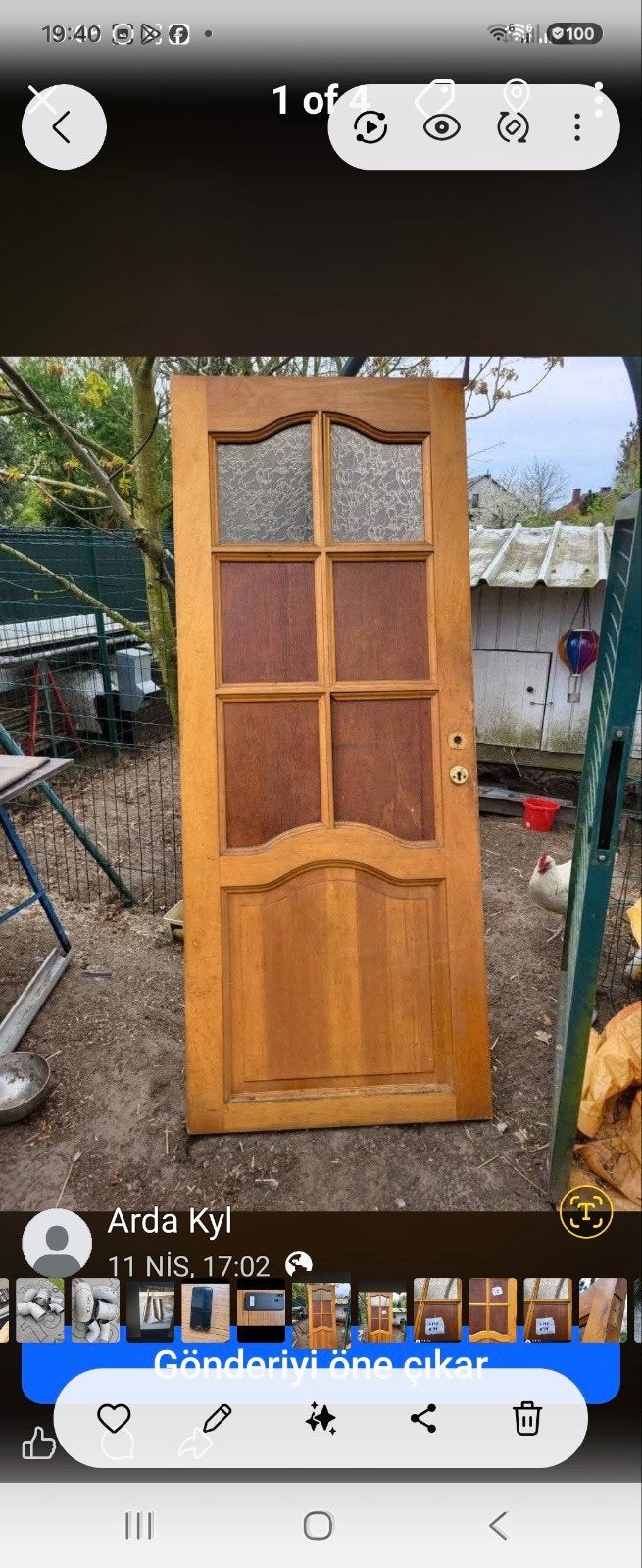 Glas deur, Maison & Meubles, Enlèvement ou Envoi, Verre