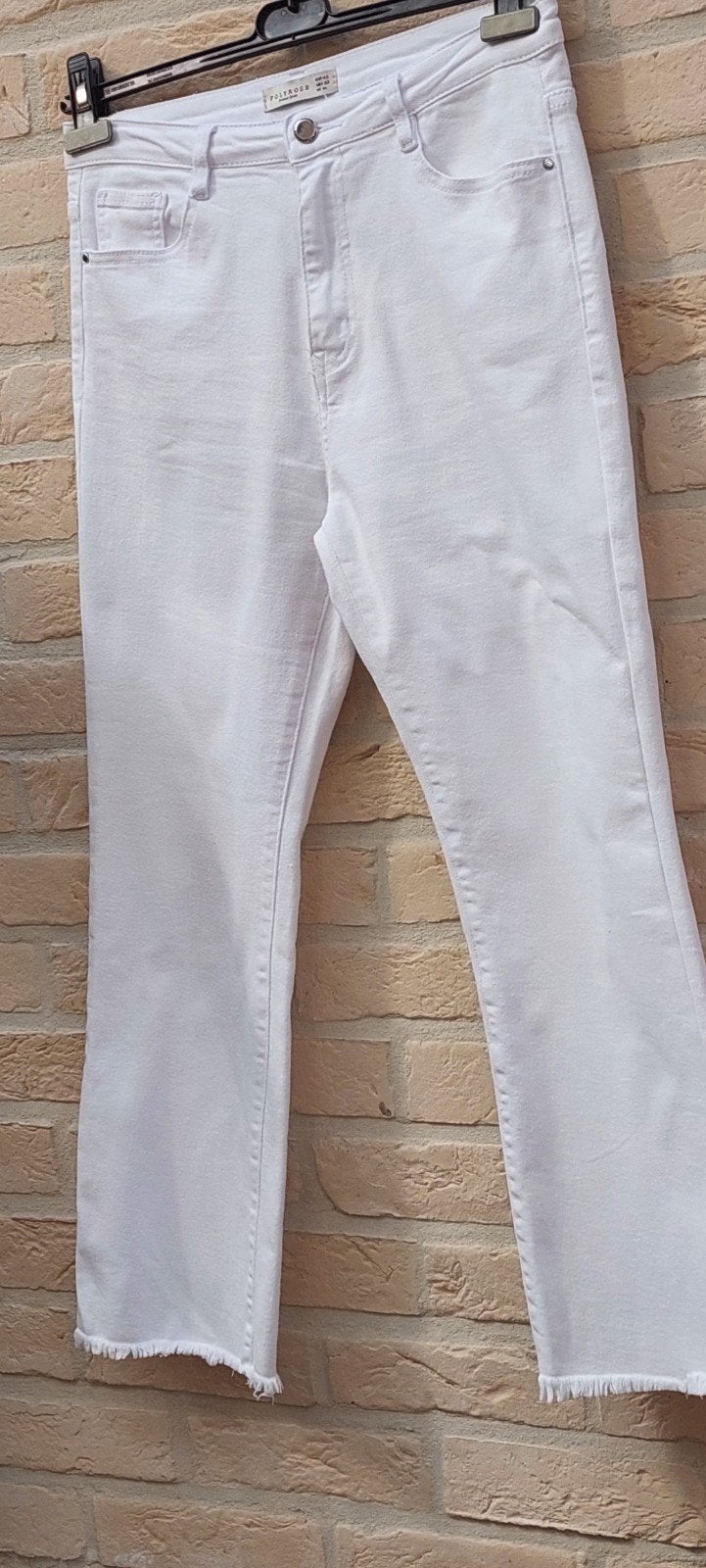 broek maat 42 folyrose, Folyrose, Wit, Maat 42/44 (L), Ophalen of Verzenden