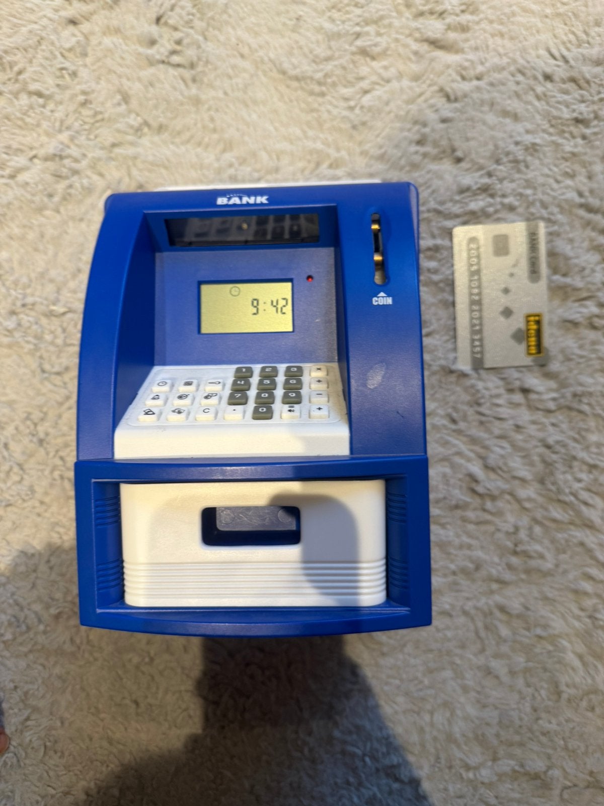 Digitale spaarpot met bankkaart, Collections, Tirelires, Enlèvement ou Envoi, Comme neuf
