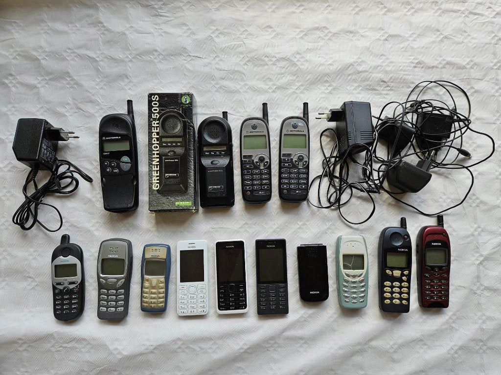 Lot de 14 téléphones portables vintage, Ophalen of Verzenden, Gebruikt