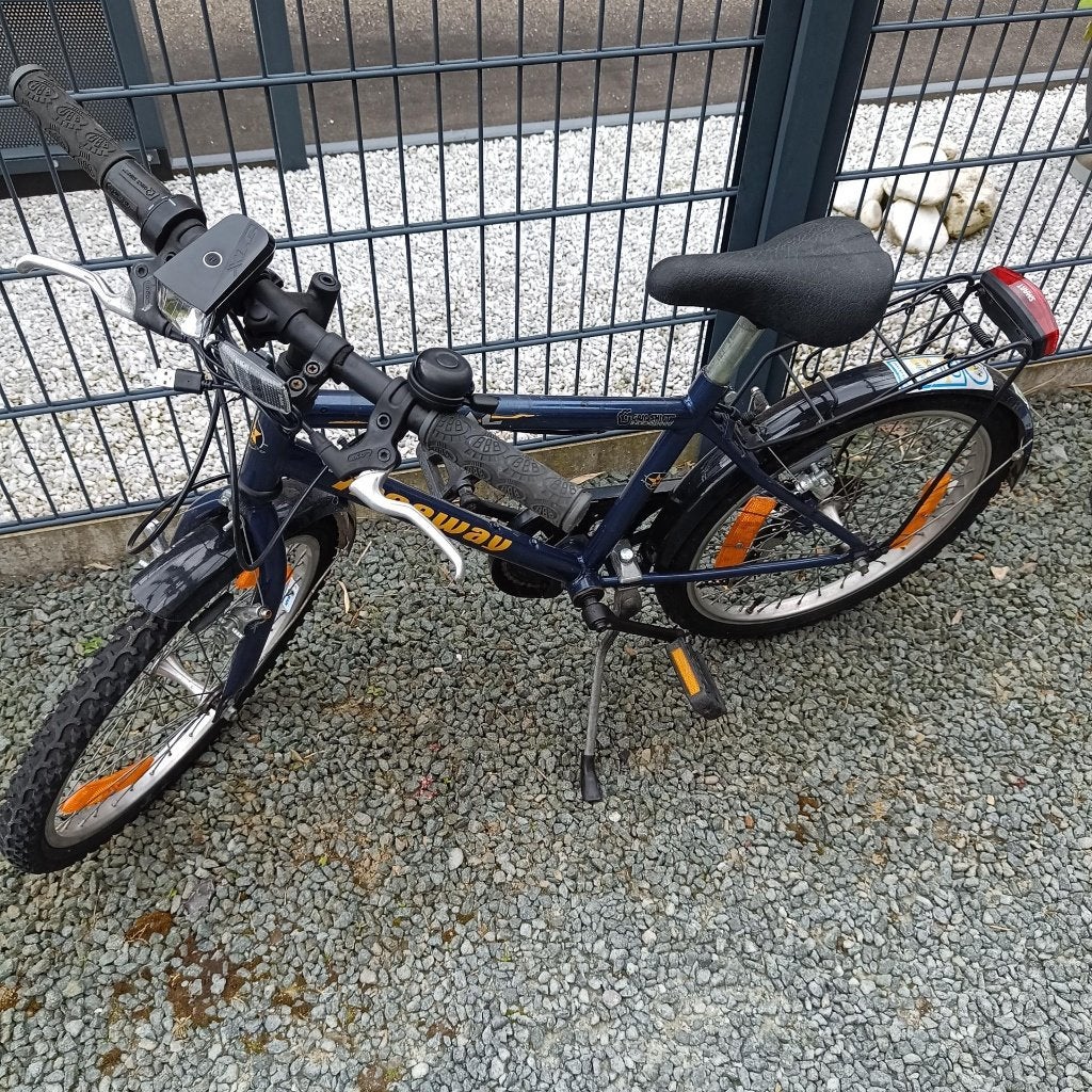jongensfiets, Gebruikt, Velgrem, Versnellingen, 20 inch