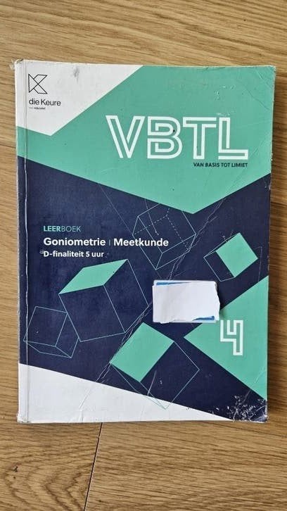 VBTL 4 Goniometrie/Meetkunde, Ophalen of Verzenden, Gelezen, Wiskunde A