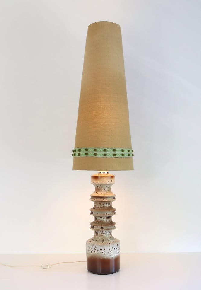 Vintage Lava keramiek lamp - Scheurich West Germany, Ophalen