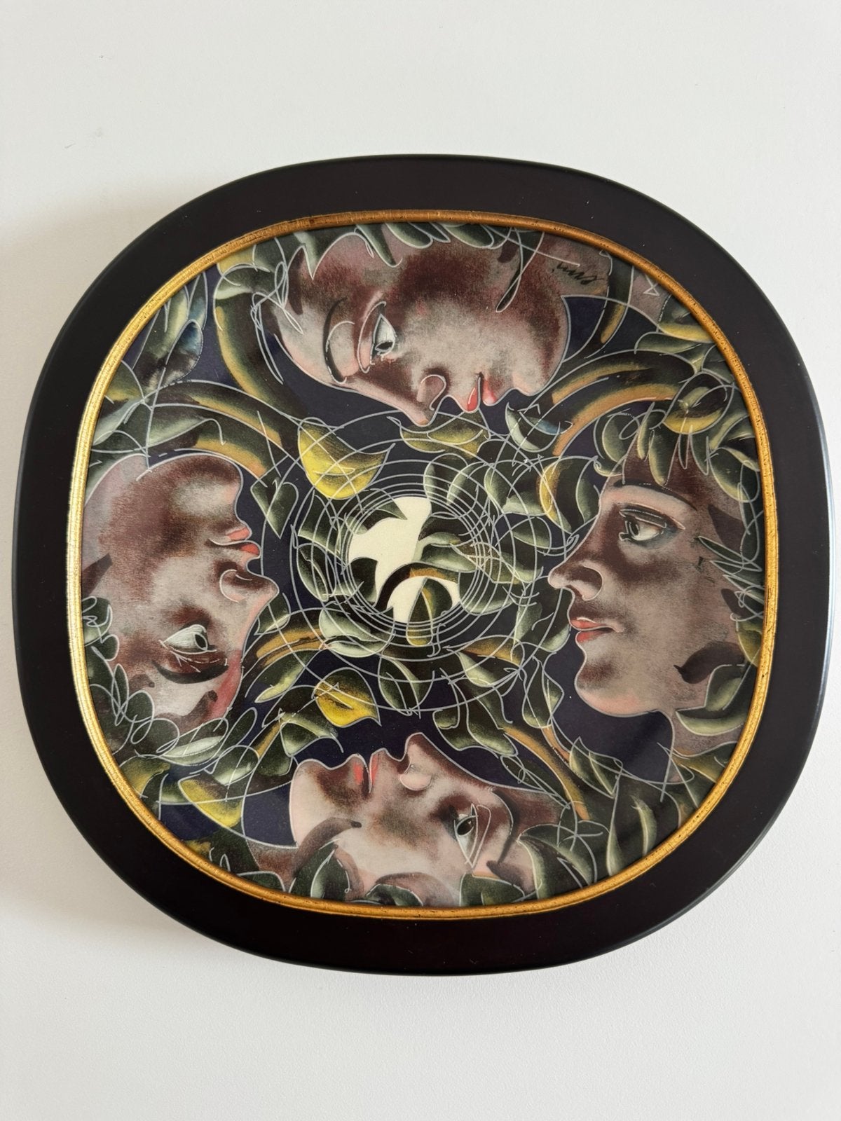 Rosenthal Bord - Hans Erni - Beperkt (inclusief frame), Ophalen of Verzenden