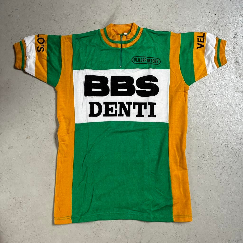 Dijlespurters 1982 BBS Denti wielertrui koerstrui, Fietsen en Brommers, Fietsaccessoires | Fietskleding, Ophalen of Verzenden