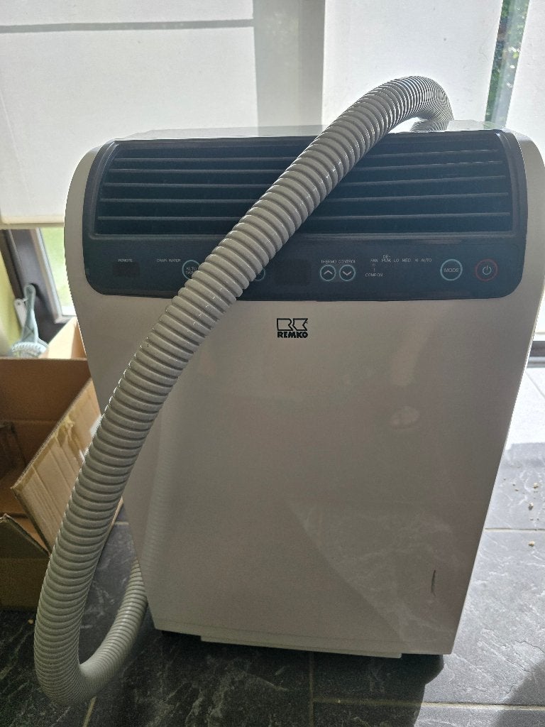 Mobiele airco, Ophalen, 3 snelheden of meer, Niet werkend, Koelen en Ontvochtigen