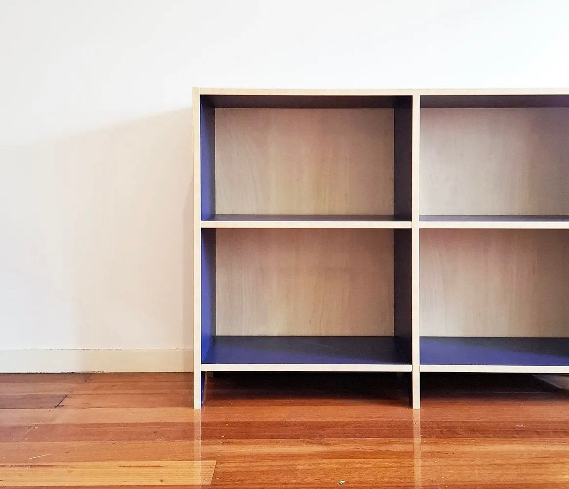 Vintage ikea sideboard blauw, Enlèvement, Comme neuf