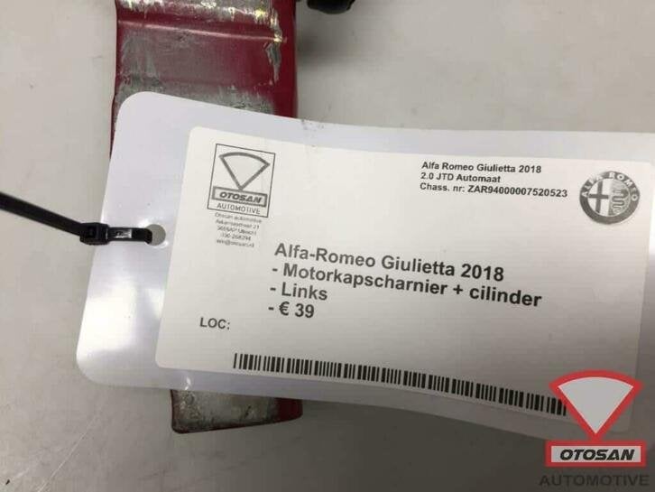 alfa romeo giulietta 18 charni re capot + cylindre gauche, Neuf, Dpofca@stellantis.com, Stellantis Europe S.p.A., Alfa Romeo